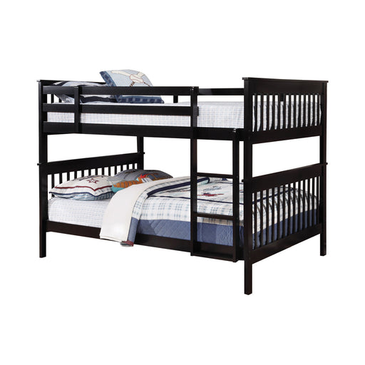 Coaster Chapman Full Over Full Bunk Bed Black Default Title