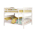 Coaster Chapman Full Over Full Bunk Bed White Default Title