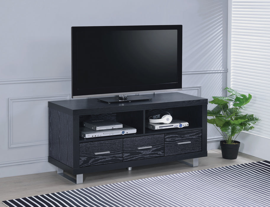 Alton 3-drawer Engineered Wood 48" TV Stand Black Oak