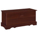 Coaster Paula Rectangular Cedar Chest Warm Brown Default Title