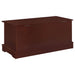 Coaster Paula Rectangular Cedar Chest Warm Brown Default Title