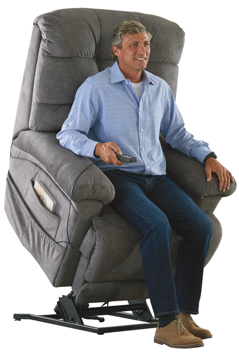 Longevity Power Lift Chair with Sensate Massage and Extended Ottoman