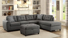 Coaster Stonenesse Tufted Sectional Grey Default Title