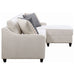 Coaster Mcloughlin Upholstered Sectional Platinum Default Title