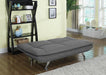 Coaster Julian Upholstered Sofa Bed with Pillow-top Seating Grey Default Title