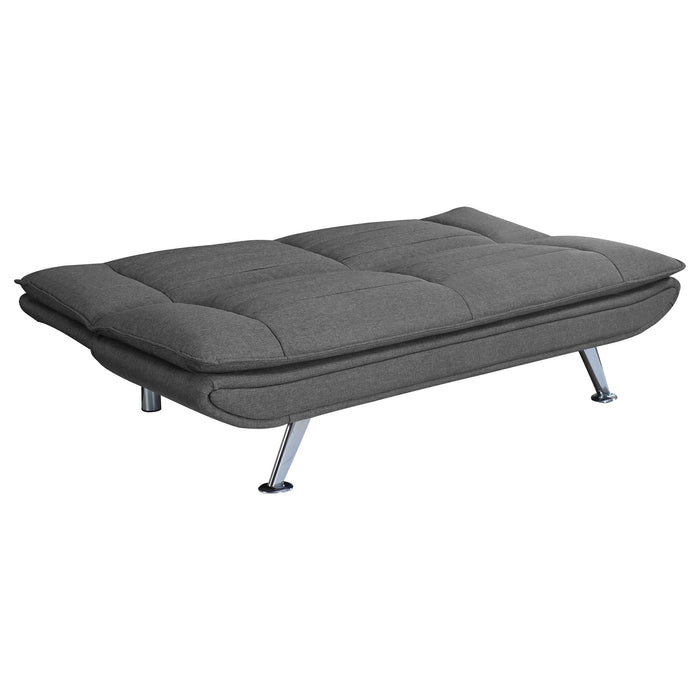 Coaster Julian Upholstered Sofa Bed with Pillow-top Seating Grey Default Title