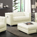 Coaster Chaviano Tufted Upholstered Loveseat Pearl White Default Title