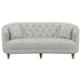 Coaster Avonlea Upholstered Tufted Living Room Set Grey Sofa+Loveseat+Armchair