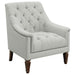 Coaster Avonlea Upholstered Tufted Living Room Set Grey Sofa+Loveseat+Armchair