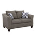 Coaster Salizar Flared Arm Loveseat Grey Default Title