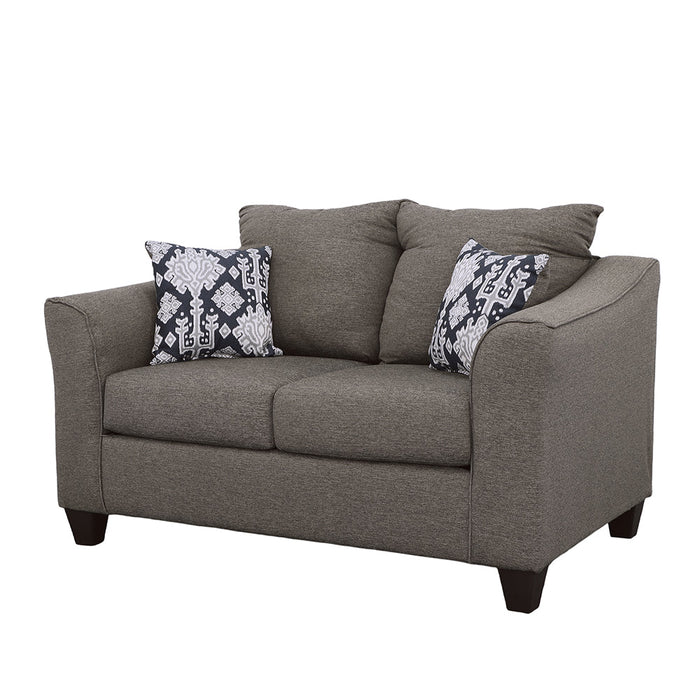 Coaster Salizar Flared Arm Loveseat Grey Default Title