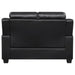 Coaster Finley Tufted Upholstered Loveseat Black Default Title