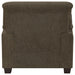 Coaster Clementine Upholstered Chair with Nailhead Trim Brown Default Title