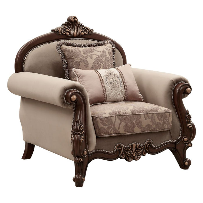 Mehadi 49"W Chair with 2 Pillows