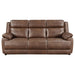 Coaster Ellington 2-piece Upholstered Padded Arm Sofa Set Dark Brown Sofa+Loveseat+Armchair