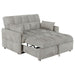 Coaster Cotswold Tufted Cushion Sleeper Sofa Bed Light Grey Default Title