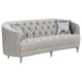 Coaster Avonlea 2-piece Tufted Living Room Set Grey Sofa+Loveseat+Armchair