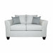 Coaster Salizar Upholstered Track Arm Fabric Loveseat Grey Mist Default Title