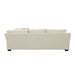 Coaster Aria L-shaped Sectional with Nailhead Oatmeal Default Title