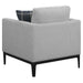 Coaster Apperson 2-piece Living Room Set Grey Sofa+Loveseat+Armchair