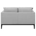 Coaster Apperson Cushioned Back Loveseat Light Grey Default Title