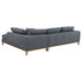 Coaster Persia 2-piece Modular Sectional Grey Default Title