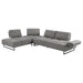 Coaster Arden 2-piece Adjustable Back Sectional Taupe Default Title