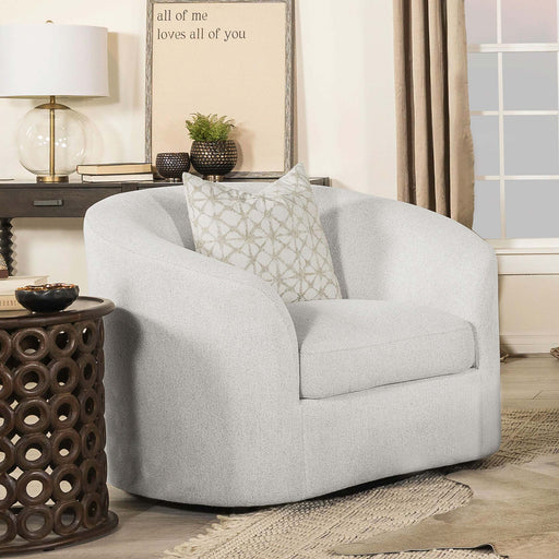 Coaster Rainn Upholstered Tight Back Chair Latte Default Title