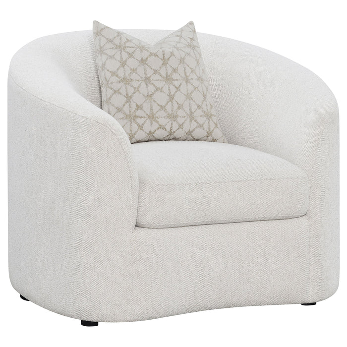 Coaster Rainn Upholstered Tight Back Chair Latte Default Title