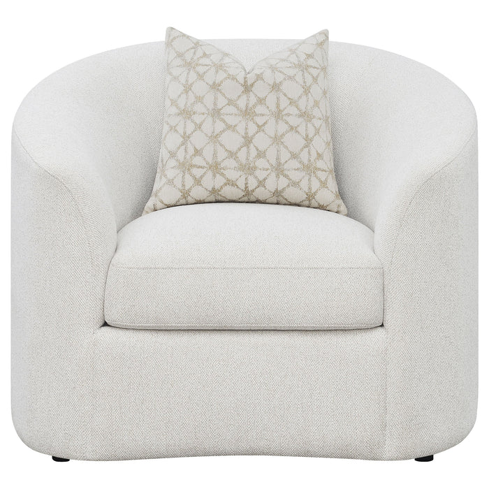 Coaster Rainn Upholstered Tight Back Chair Latte Default Title