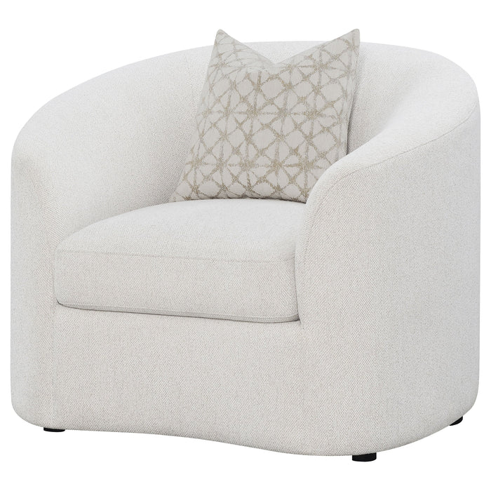 Coaster Rainn Upholstered Tight Back Chair Latte Default Title