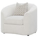 Coaster Rainn Upholstered Tight Back Chair Latte Default Title