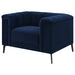 Coaster Chalet Tuxedo Arm Chair Blue Default Title