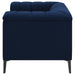 Coaster Chalet Tuxedo Arm Chair Blue Default Title