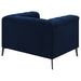 Coaster Chalet Tuxedo Arm Chair Blue Default Title