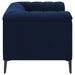 Coaster Chalet Tuxedo Arm Chair Blue Default Title