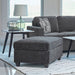 Coaster Mccord Upholstered Ottoman Dark Grey Default Title