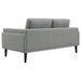 Coaster Rilynn 2-piece Upholstered Track Arms Sofa Set Grey