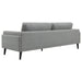 Coaster Rilynn 2-piece Upholstered Track Arms Sofa Set Grey