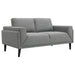 Coaster Rilynn Upholstered Track Arms Loveseat Grey Default Title