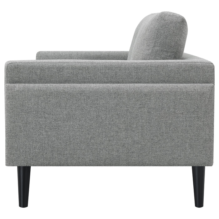 Coaster Rilynn Upholstered Track Arms Loveseat Grey Default Title