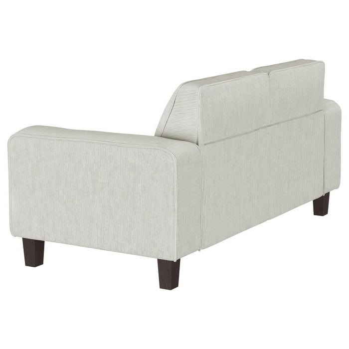 Deerhurst  Upholstered Track Arm Sofa Set Greige