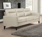 Coaster Jonah Upholstered Track Arm Sofa Ivory Default Title