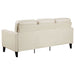 Coaster Jonah Upholstered Track Arm Sofa Ivory Default Title