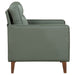 Coaster Jonah Upholstered Track Arm Accent Club Chair Green Default Title