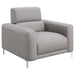 Coaster Glenmark 2-piece Track Arm Living Room Set Taupe Sofa+Loveseat