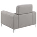 Coaster Glenmark 2-piece Track Arm Living Room Set Taupe Sofa+Loveseat