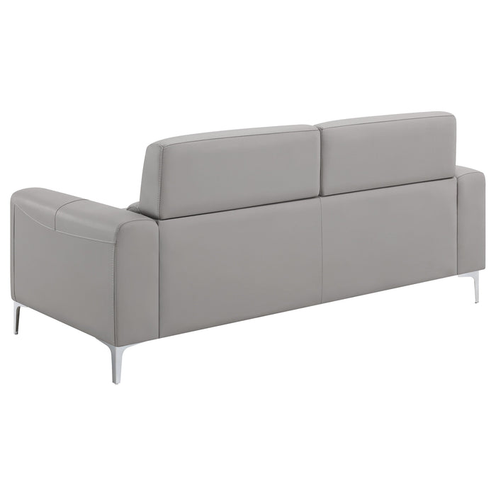 Coaster Glenmark Track Arm Upholstered Sofa Taupe Default Title