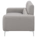 Coaster Glenmark Track Arm Upholstered Loveseat Taupe Default Title