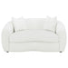 Coaster Isabella 2-piece Upholstered Tight Back Living Room Set White Sofa+Loveseat+Armchair